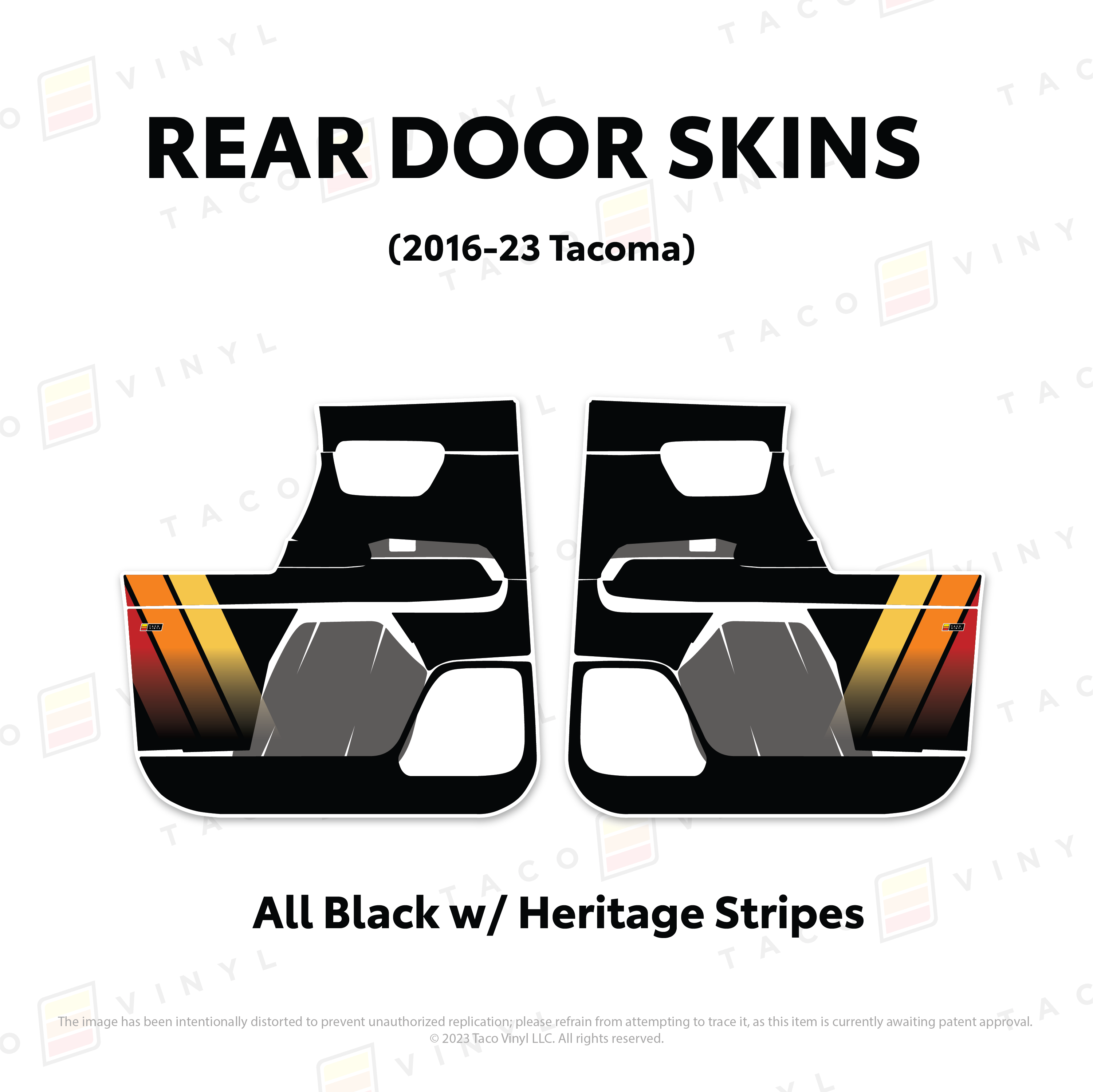 2016-23  Door Skins For Tacoma