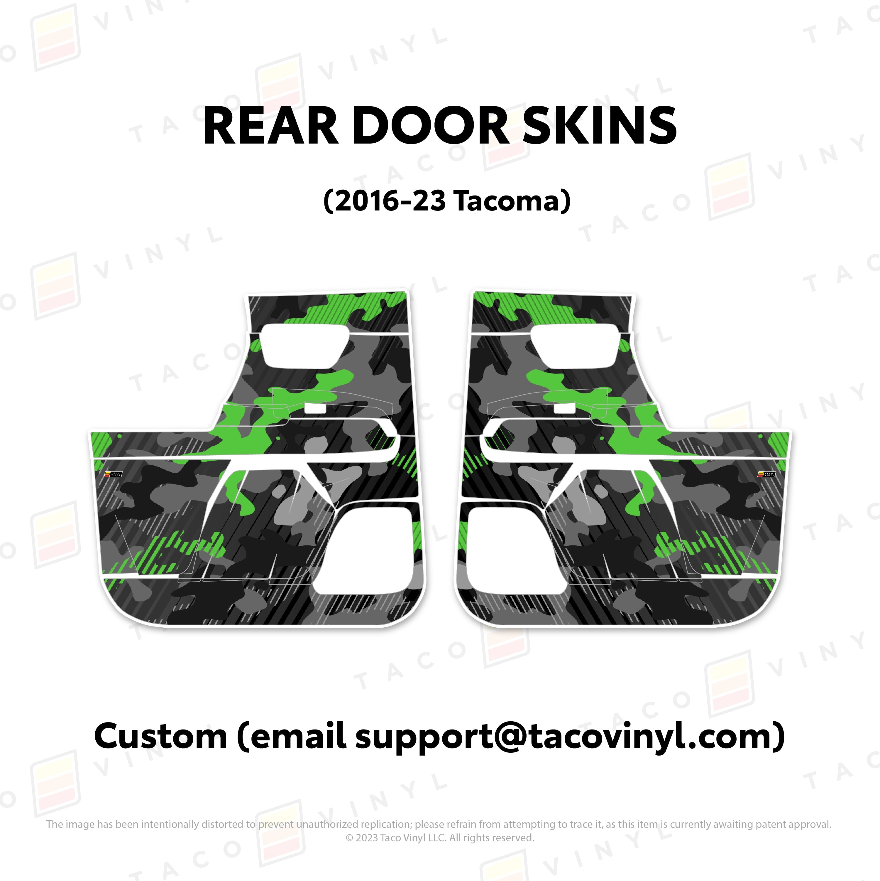 2016-23  Door Skins For Tacoma