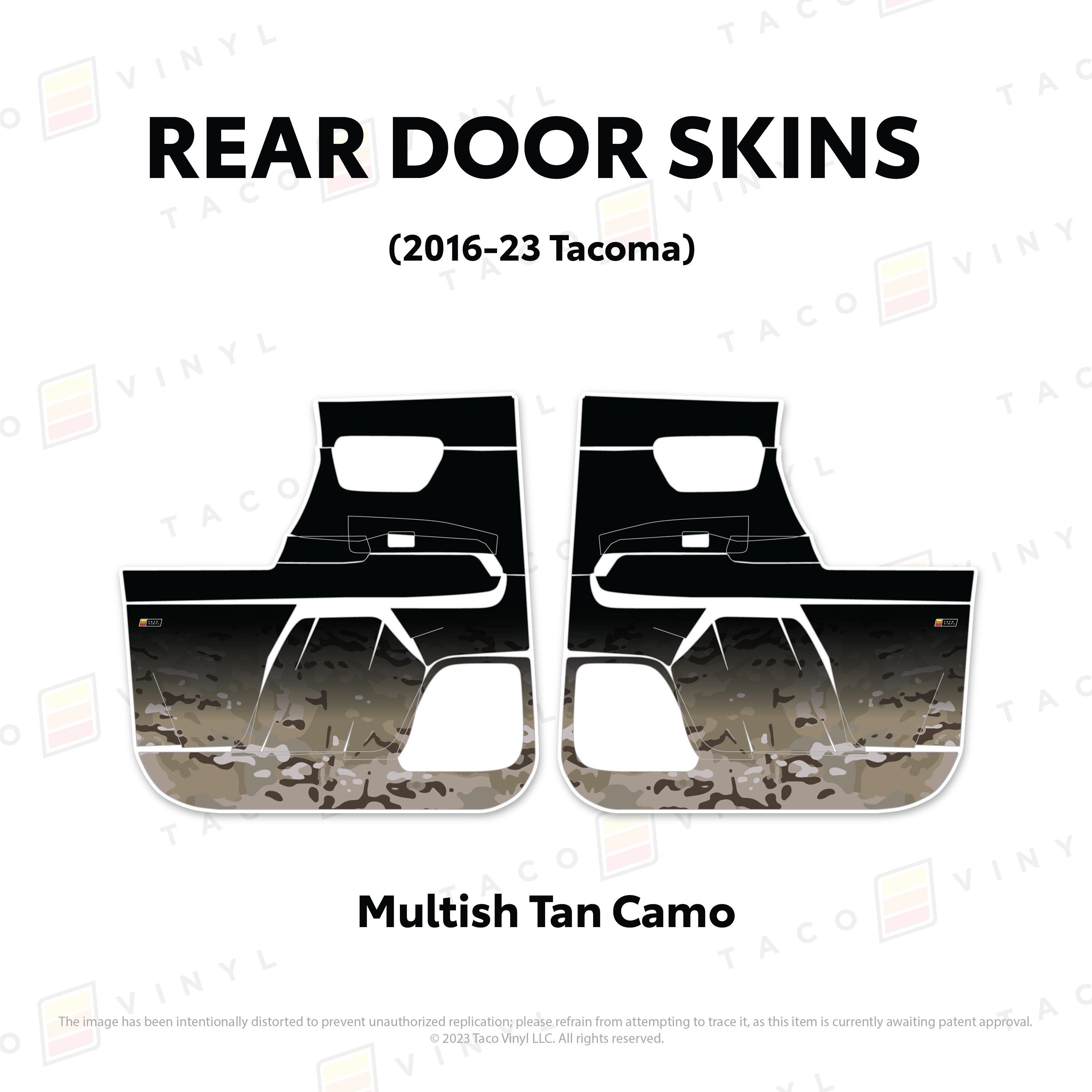 2016-23  Door Skins For Tacoma