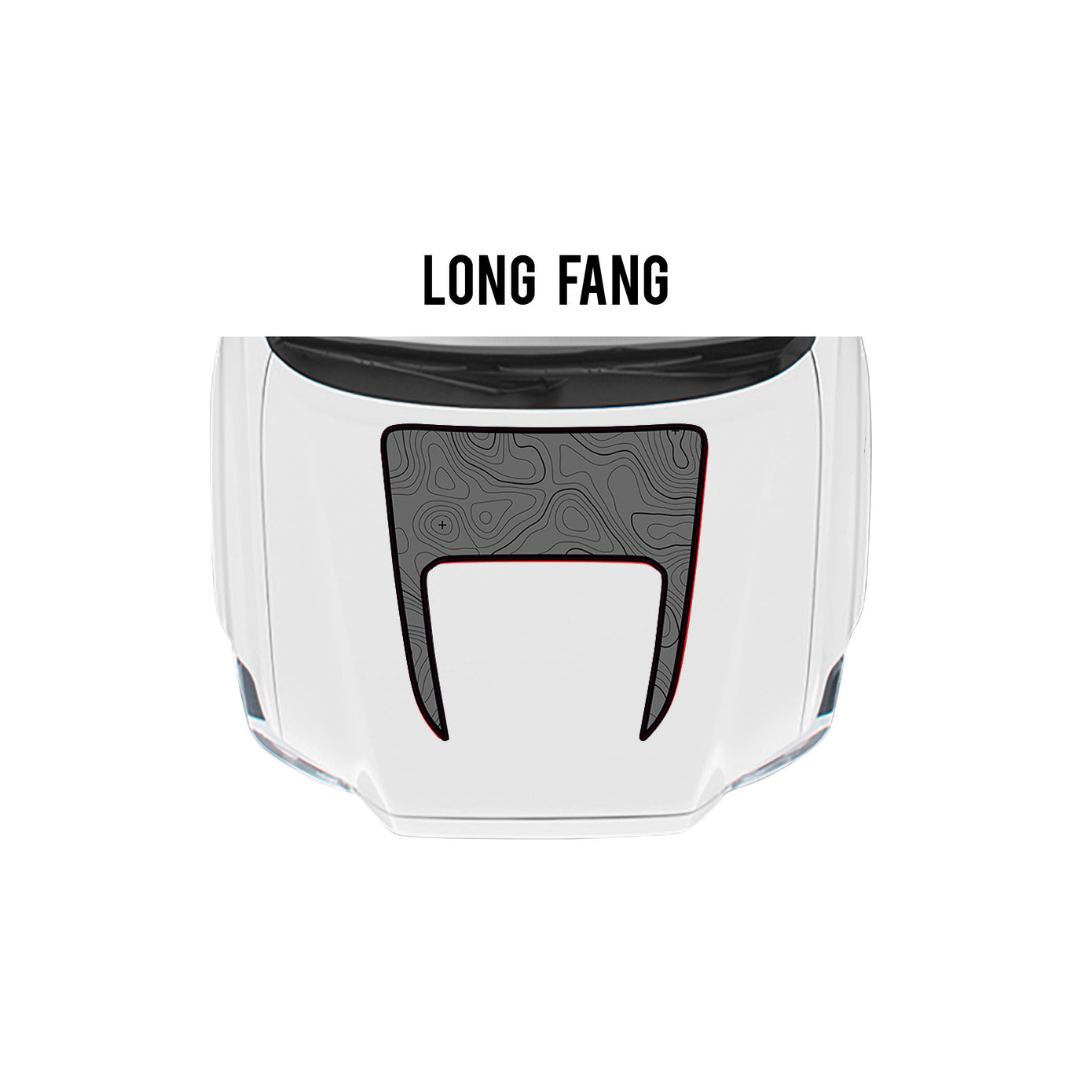2016-23  Sport/Pro Checkered Hood Stamp For Tacoma