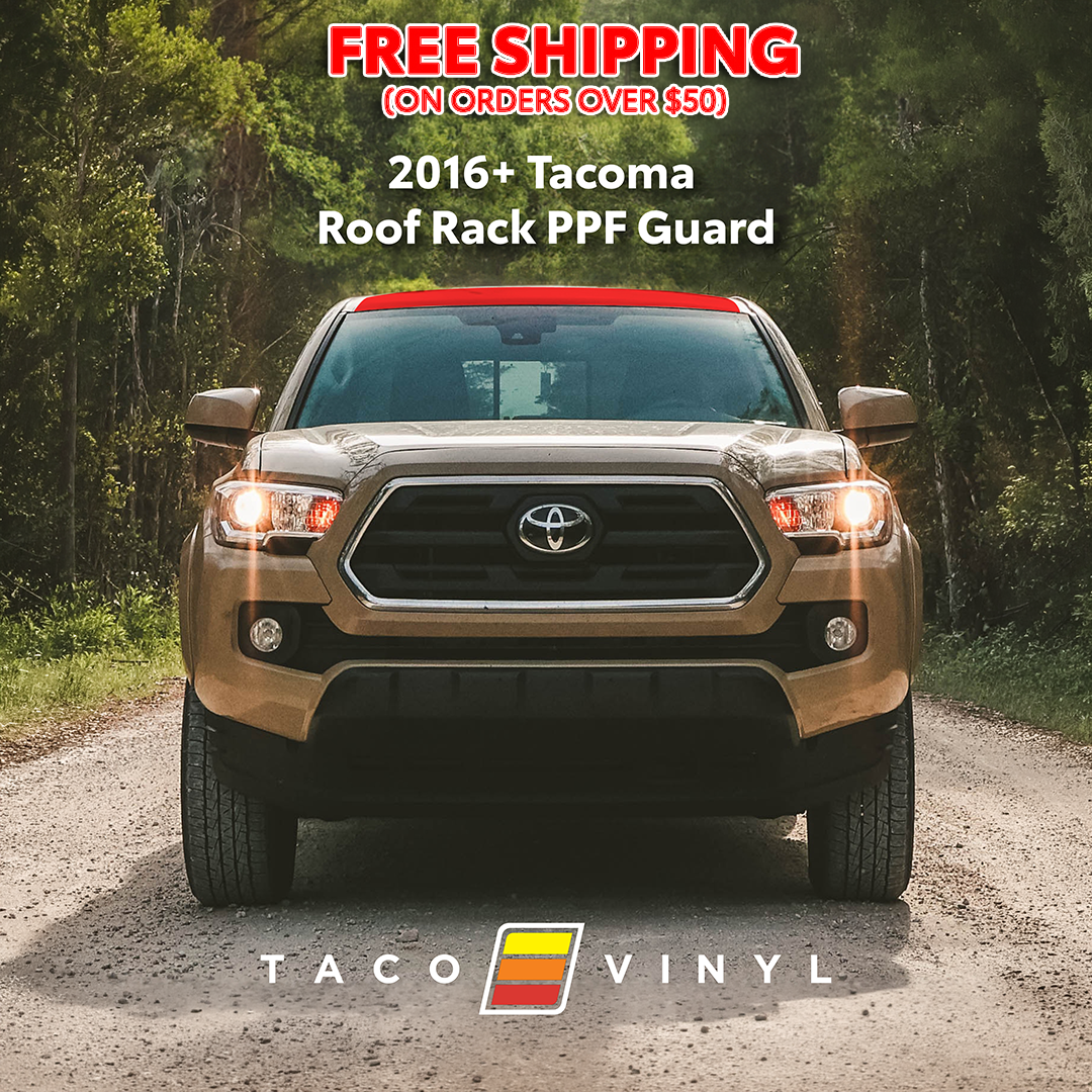 2016-23  PPF Roof Rack Guard For Tacoma