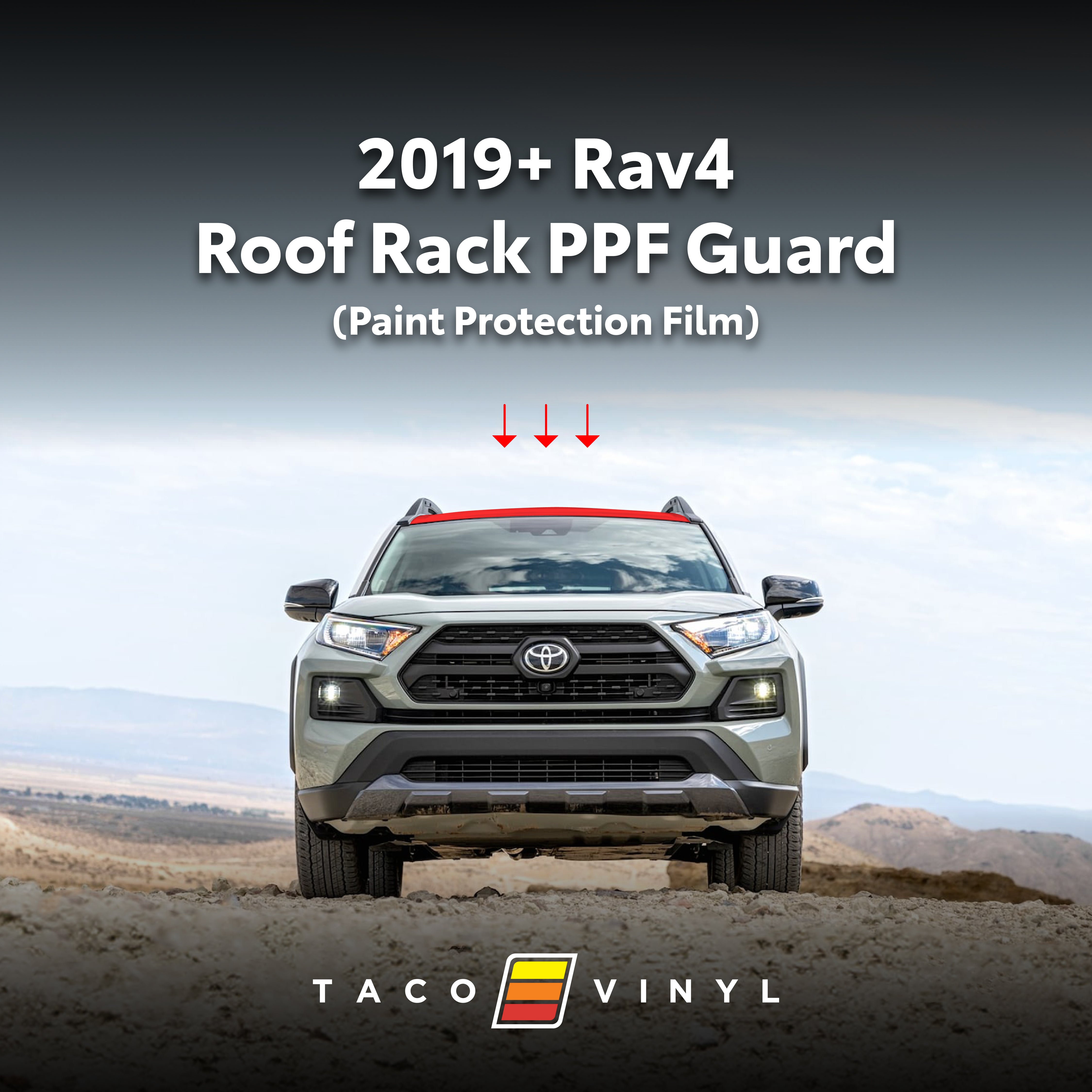 2019+  PPF Roof Rack Guard For Rav4