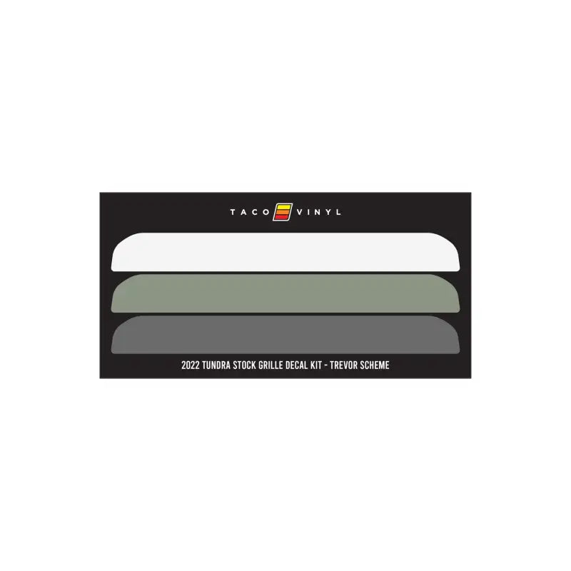 Offroad grille decal kit for 2022+ Tundra Offroad Grille Decal customization