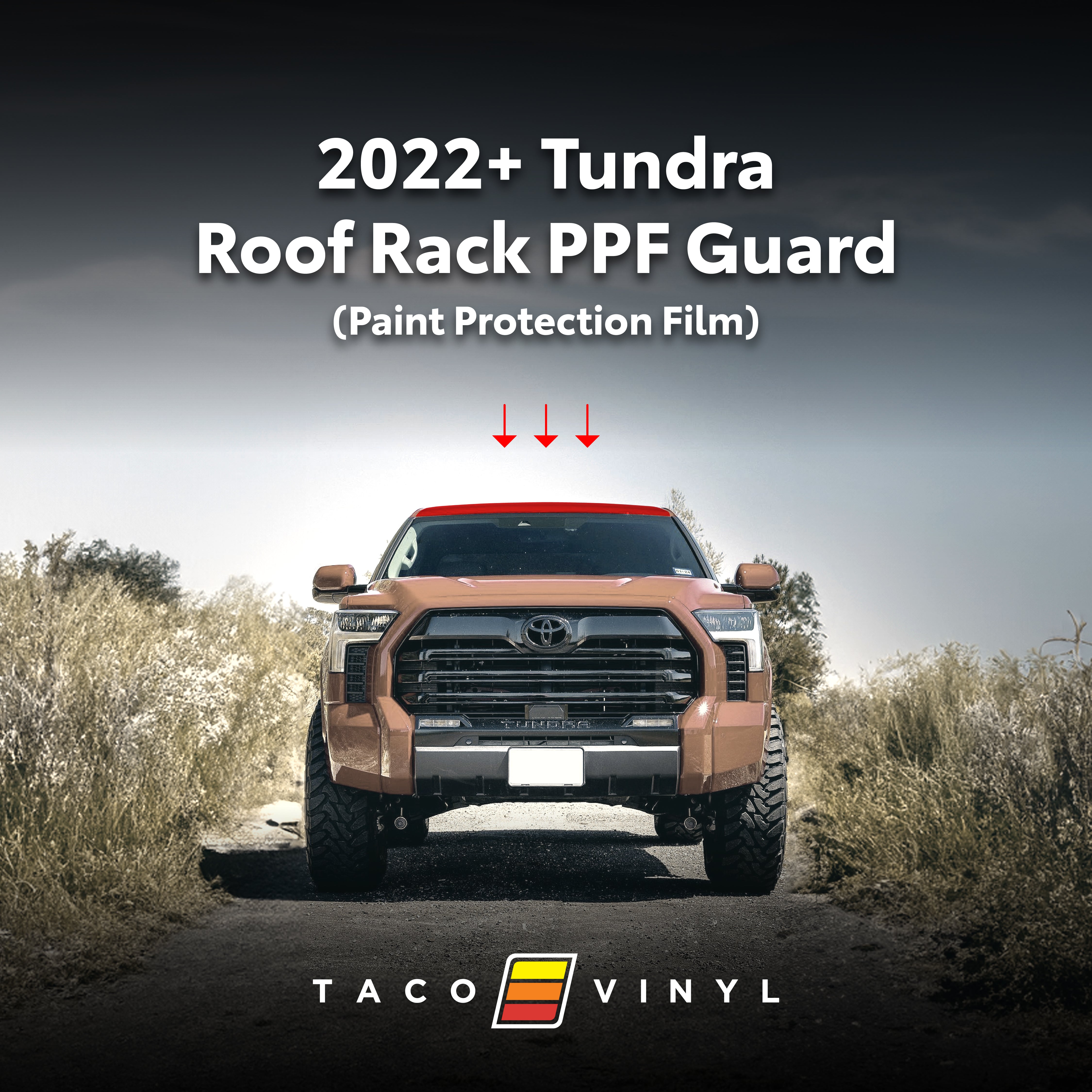 2022+  PPF Roof Rack Guard For Tundra