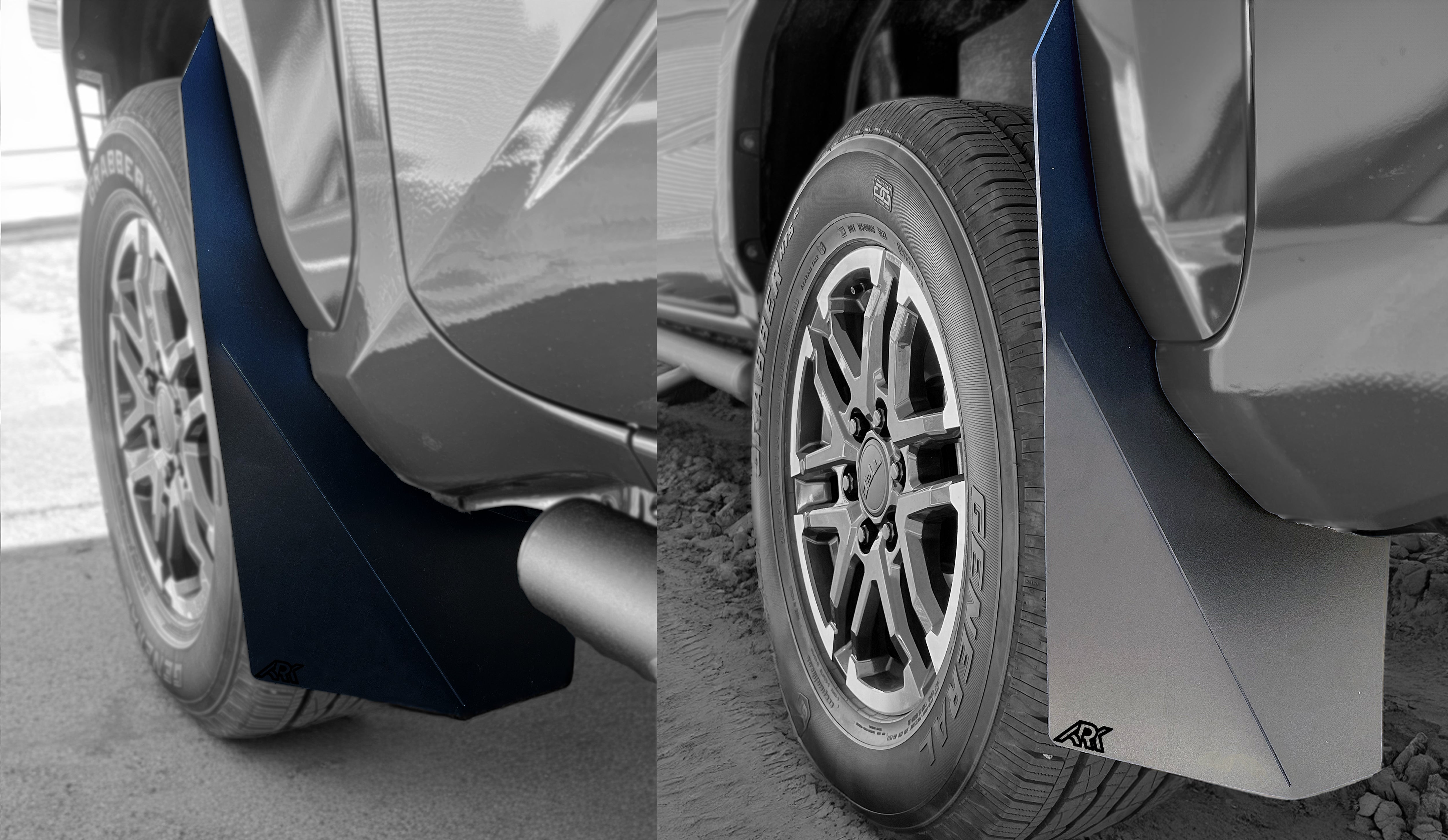 TriXpoly Splash Guards & Mudflap Micros For 2024+ Toyota Tacoma