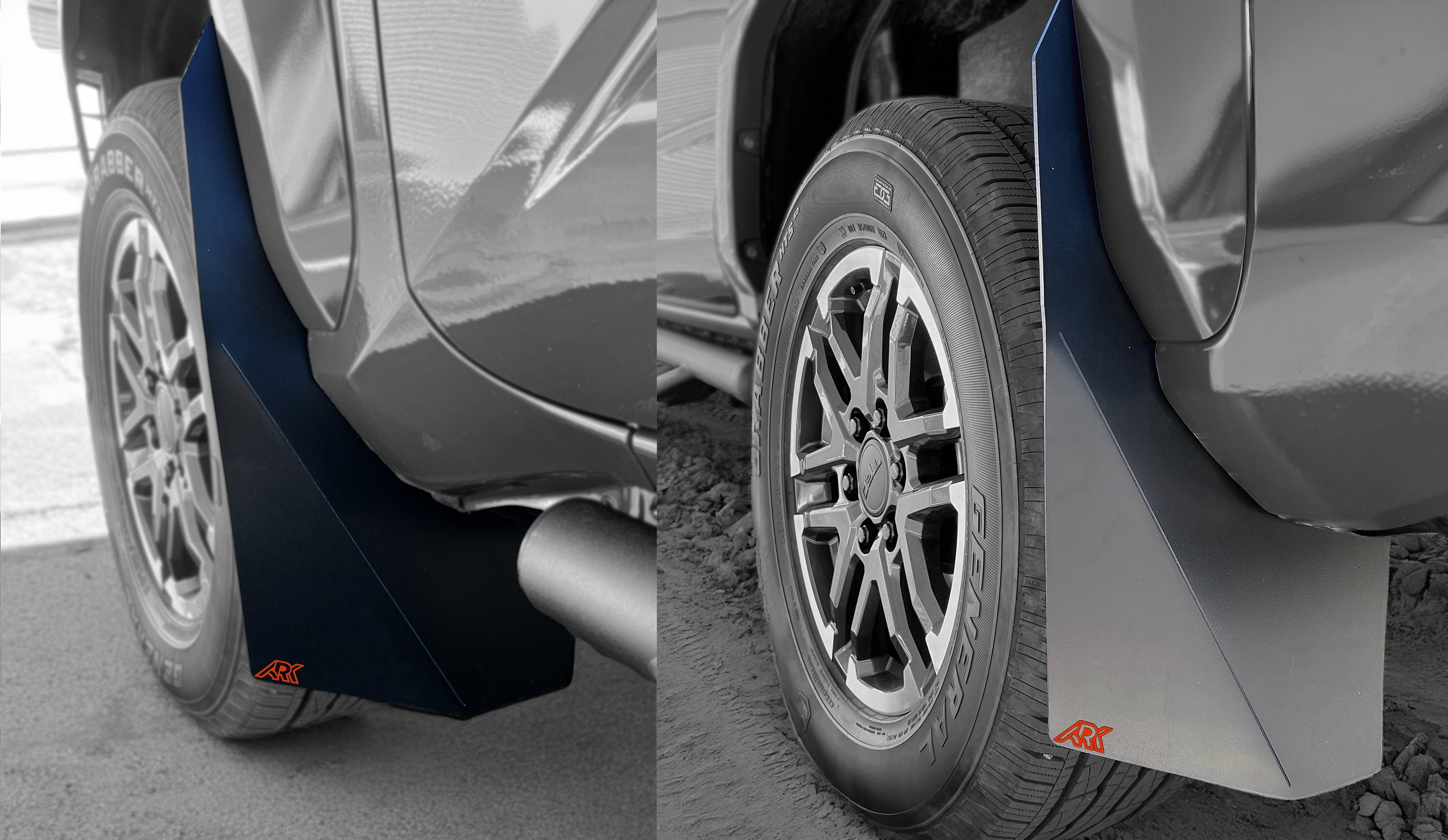TriXpoly Splash Guards & Mudflap Micros For 2024+ Toyota Tacoma