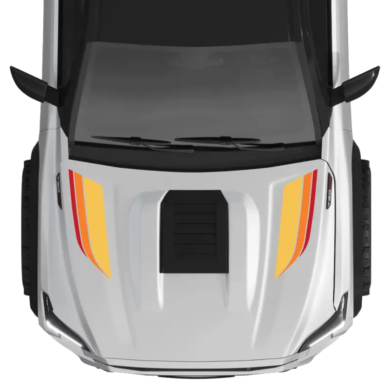 2024+  Havoc Hood Scoop Stamp (W/ Fangs only) For Tacoma