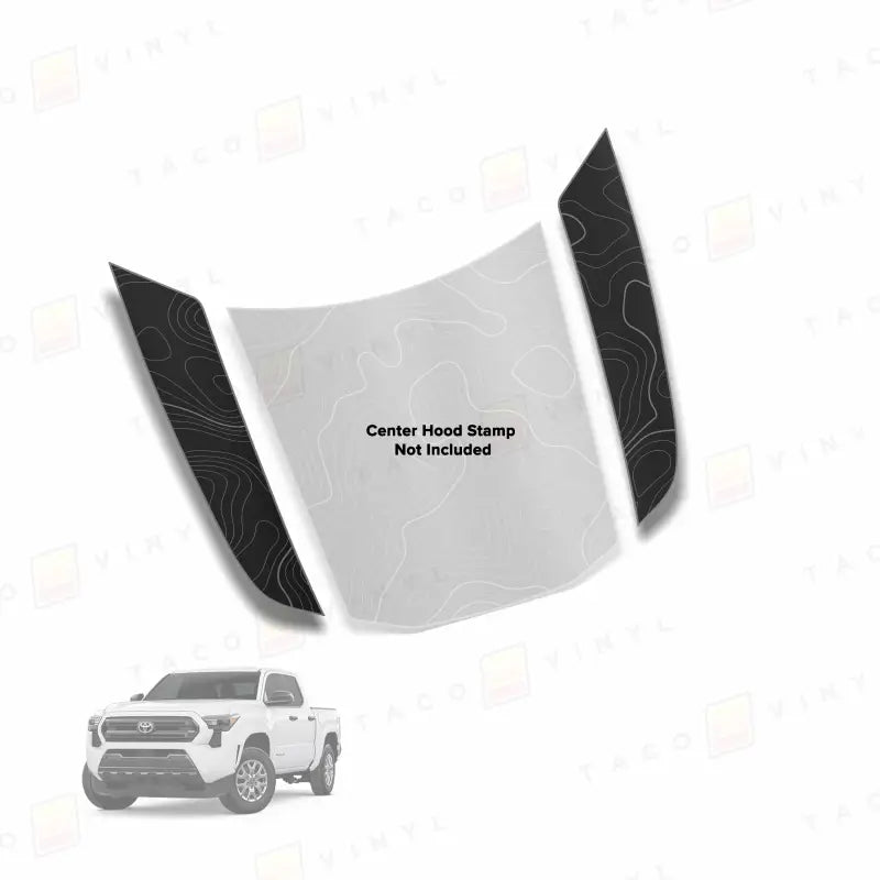 2024+  Side Fang Hood Stamp For Tacoma