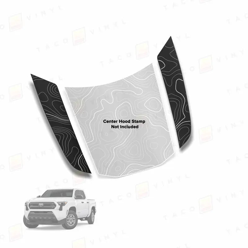 2024+  Side Fang Hood Stamp For Tacoma