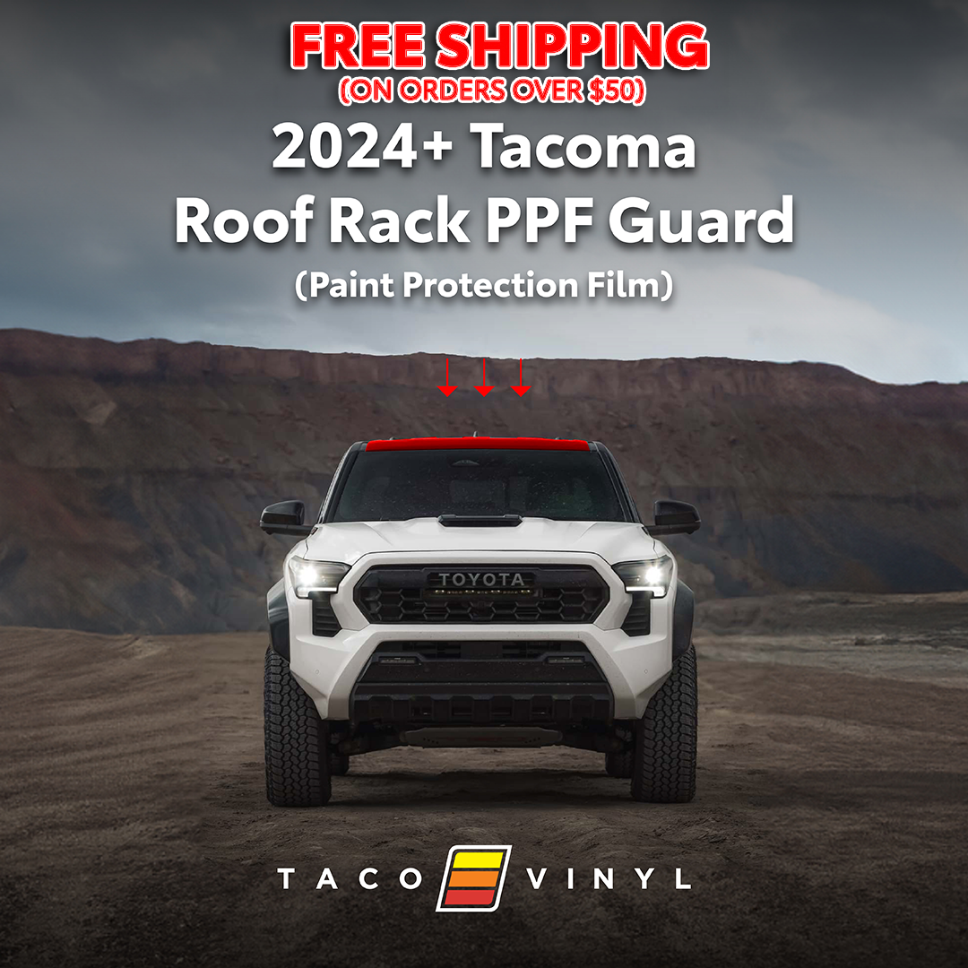 2024+  PPF Roof Rack Guard For Tacoma
