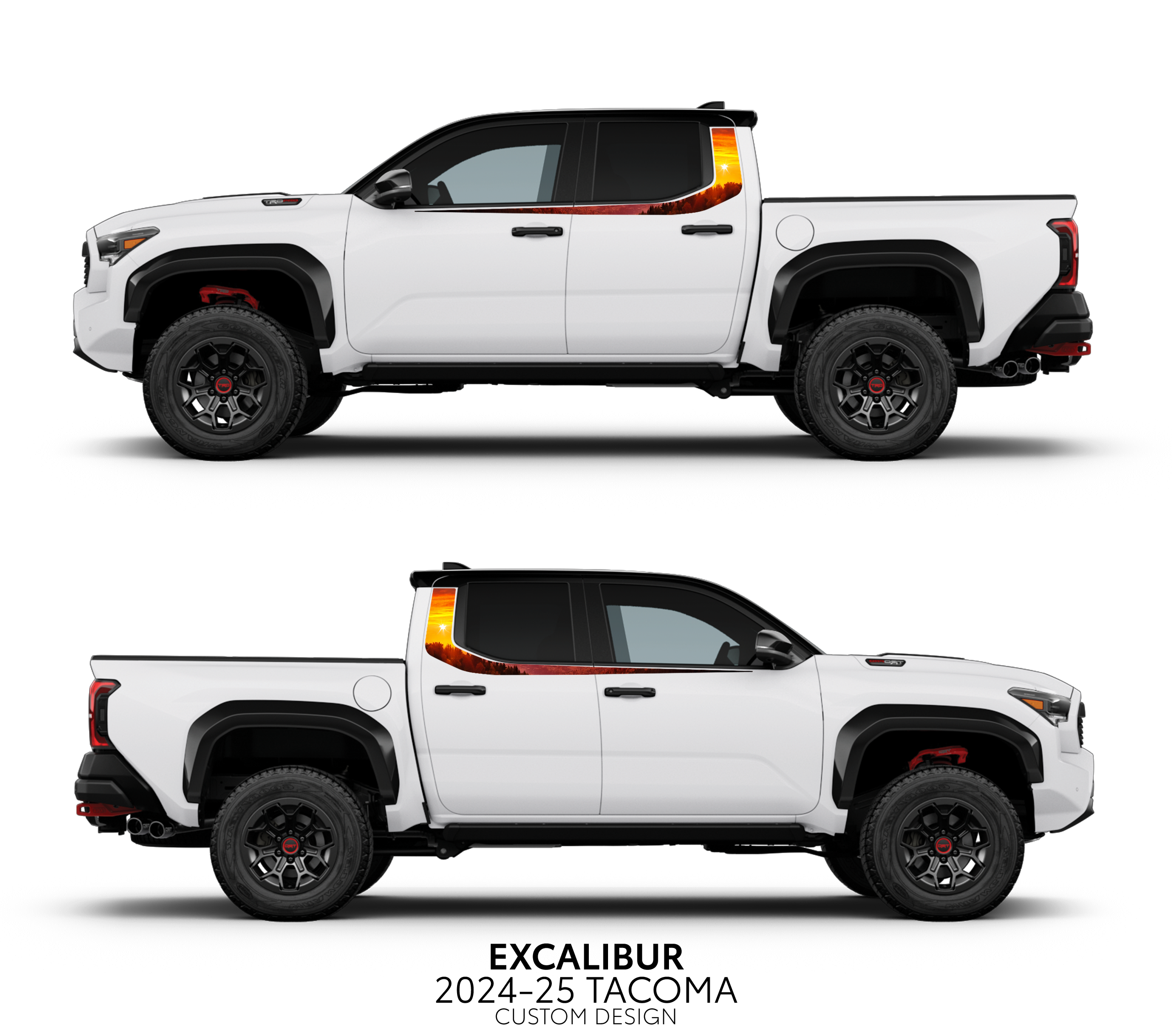 2024+  Excalibur Decal Kit For Tacoma
