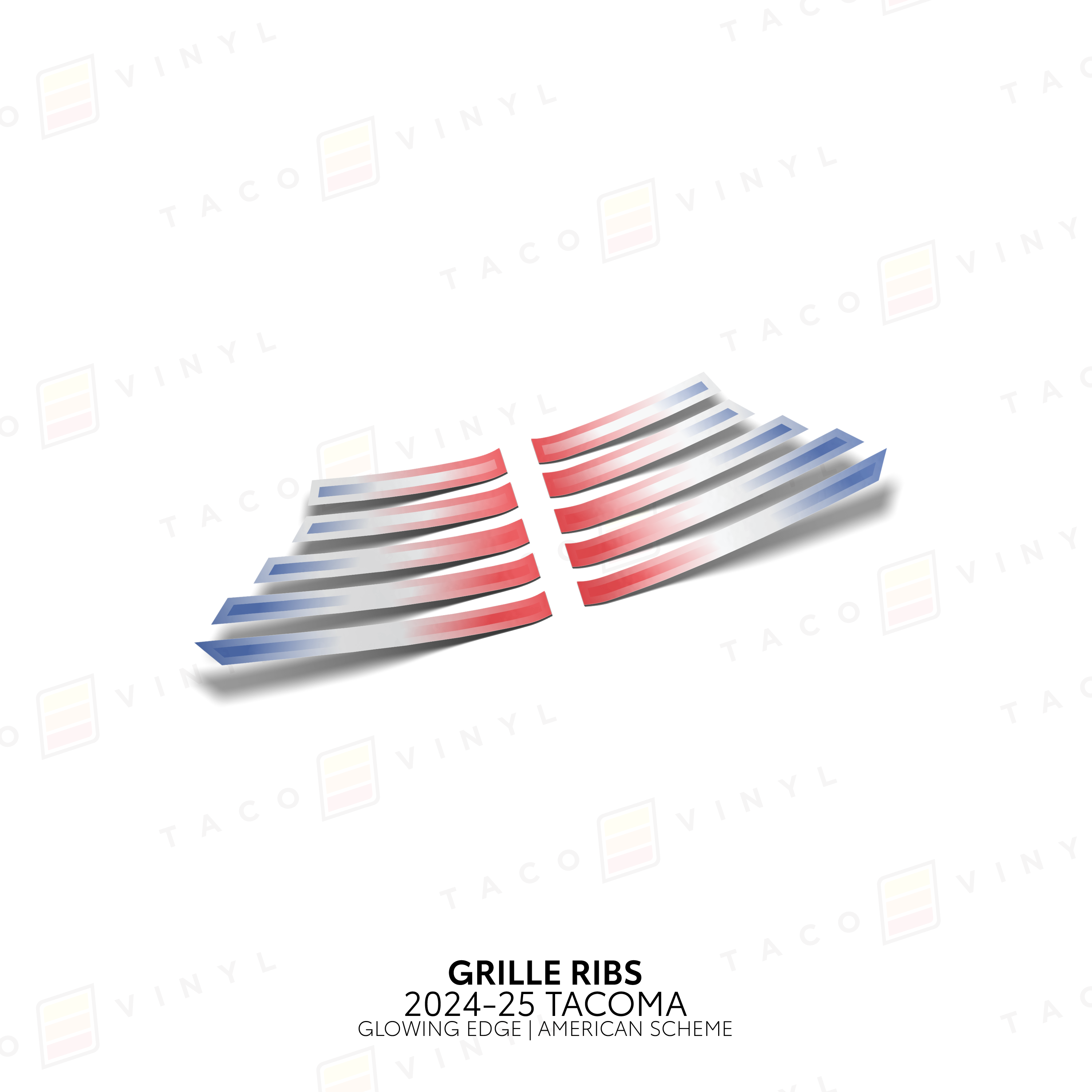 2024+  Glowing Edge Grille Ribs For Tacoma