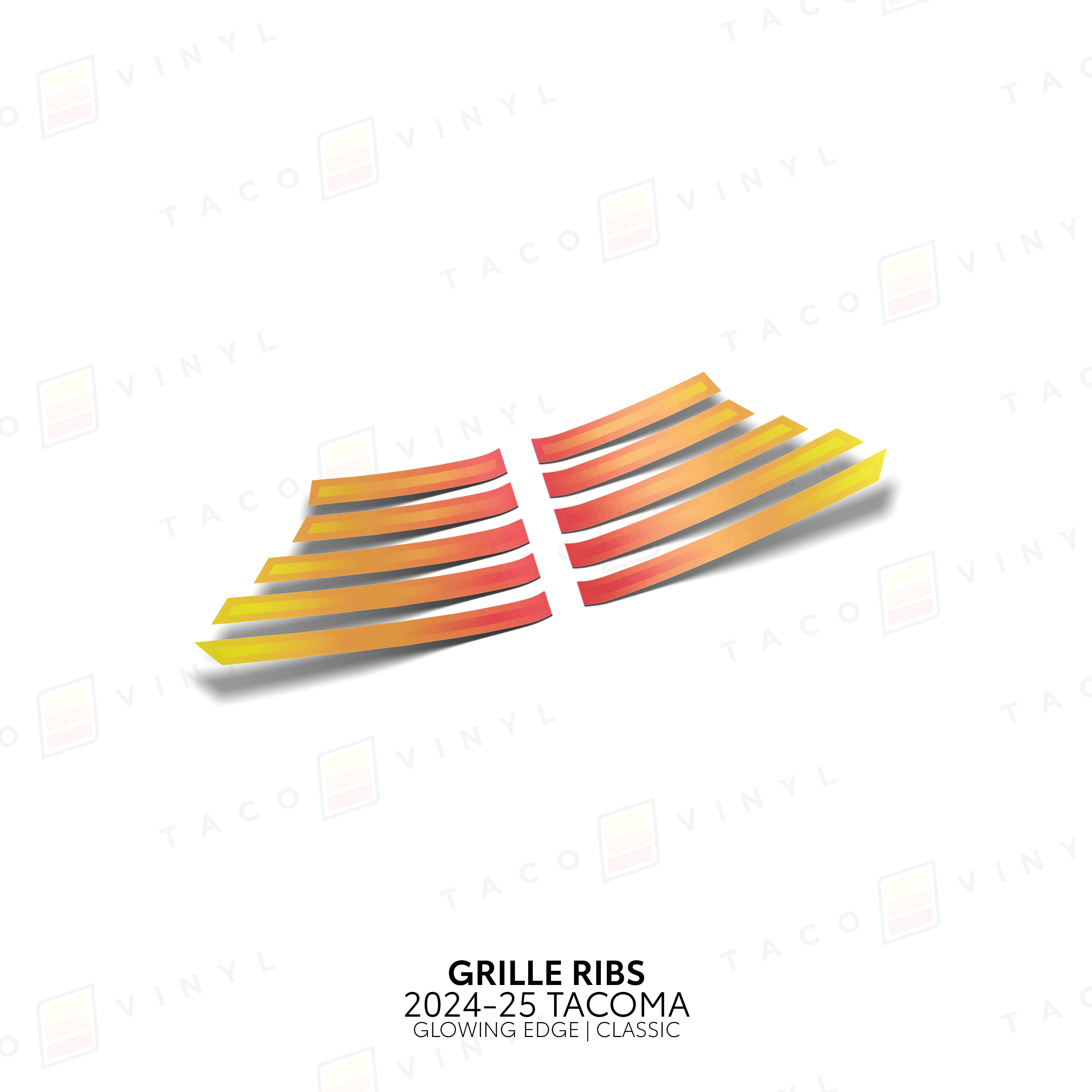 2024+  Glowing Edge Grille Ribs For Tacoma