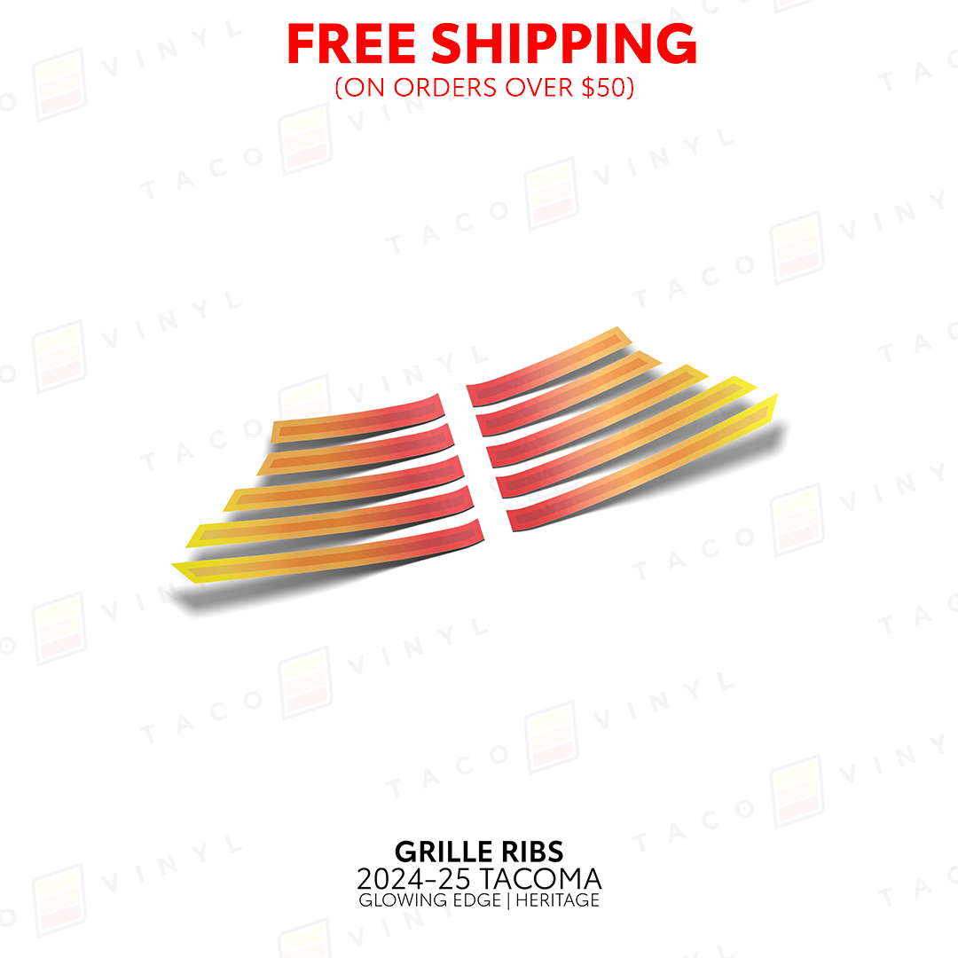 2024+  Glowing Edge Grille Ribs For Tacoma