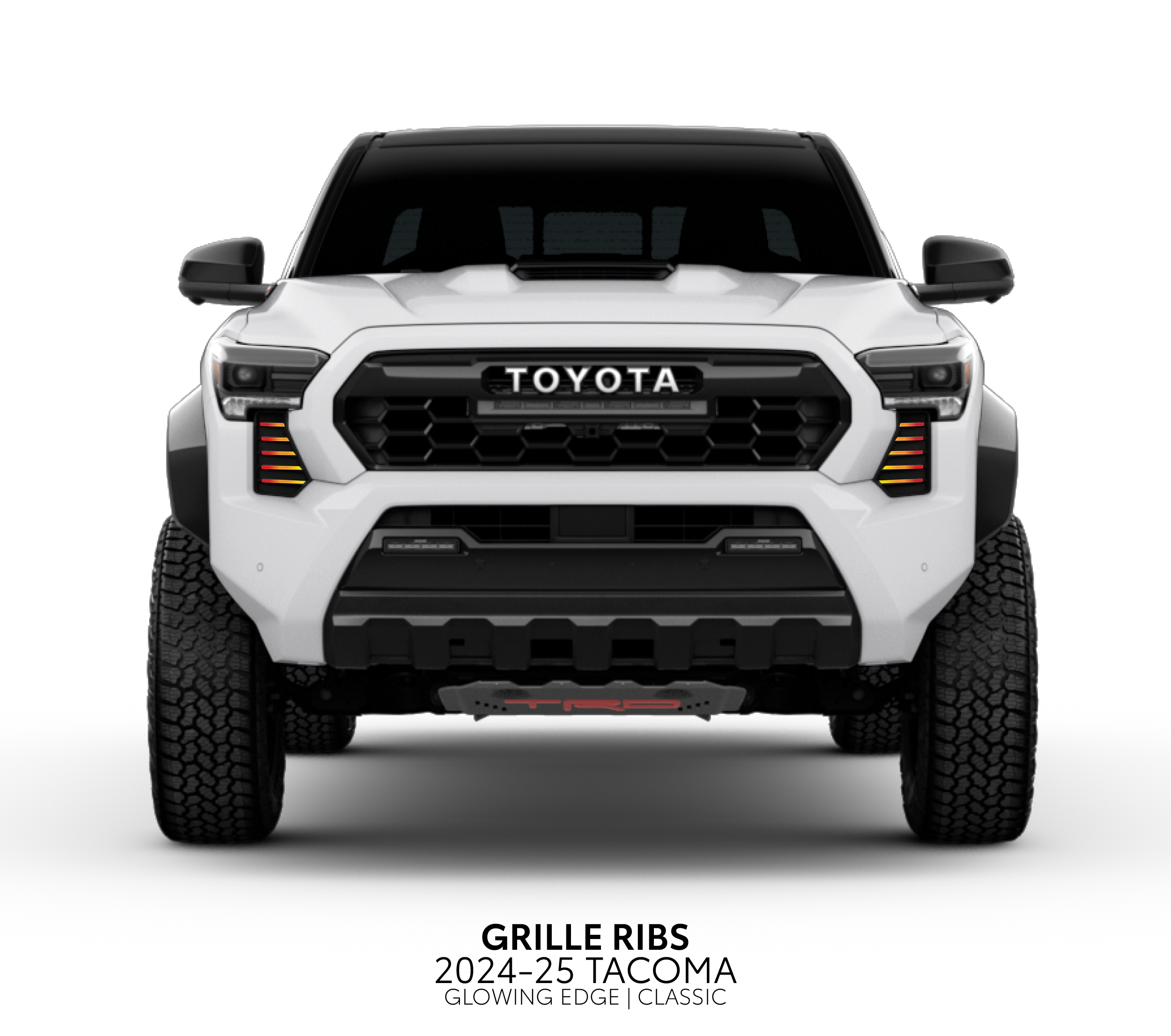 2024+  Glowing Edge Grille Ribs For Tacoma