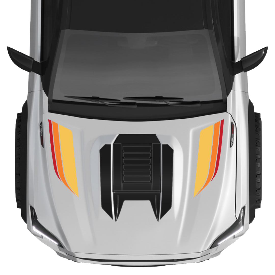 2024+ Havoc Hood Scoop Stamp (W/ Short Fangs) For Tacoma
