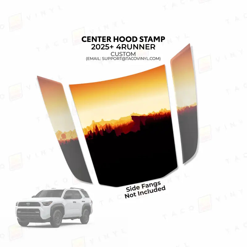 2025+  Apex Center Hood Stamp For 4Runner