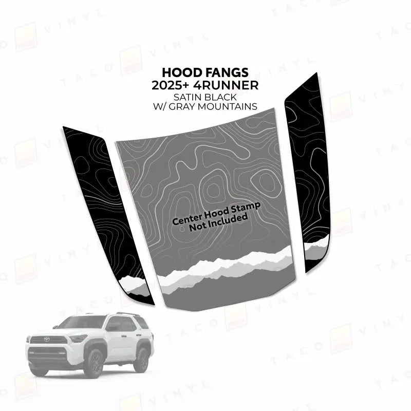 2025+  Apex Hood Fangs For 4Runner