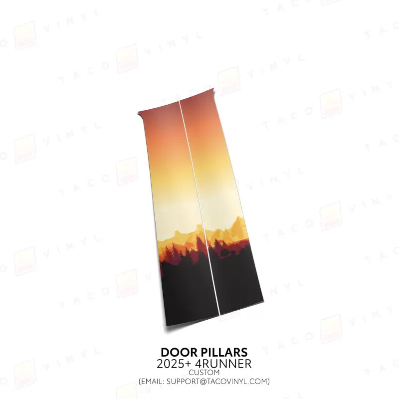 2025+  Door Pillar Decals For 4Runner
