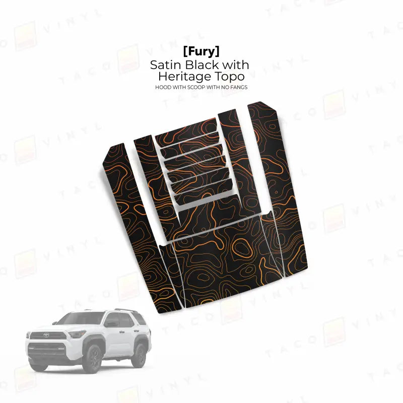 2025+  Fury Hood Scoop Stamp (W/ No Fangs) For 4Runner