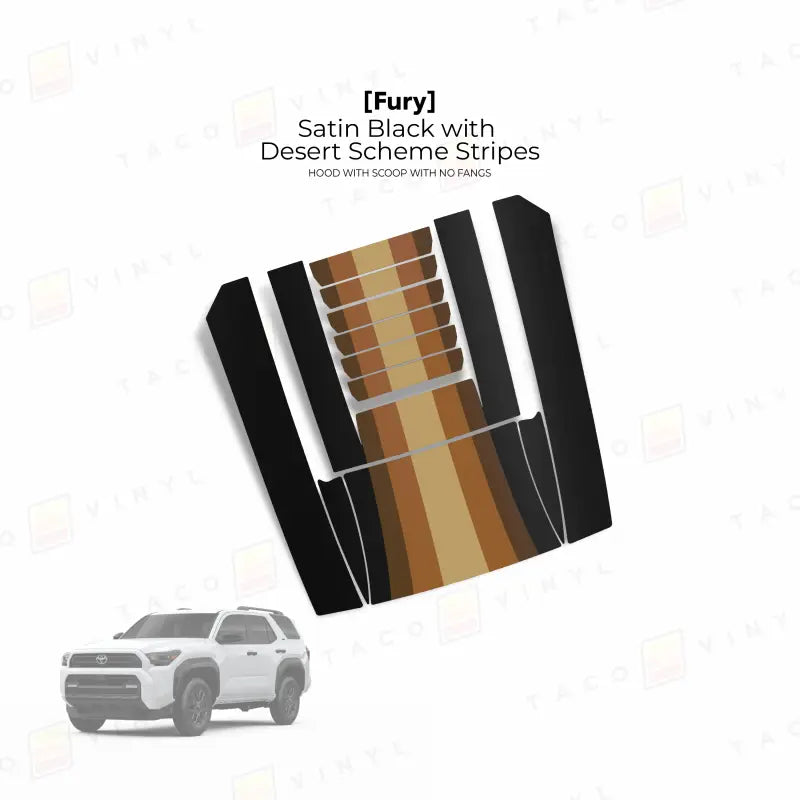 2025+  Fury Hood Scoop Stamp (W/ No Fangs) For 4Runner