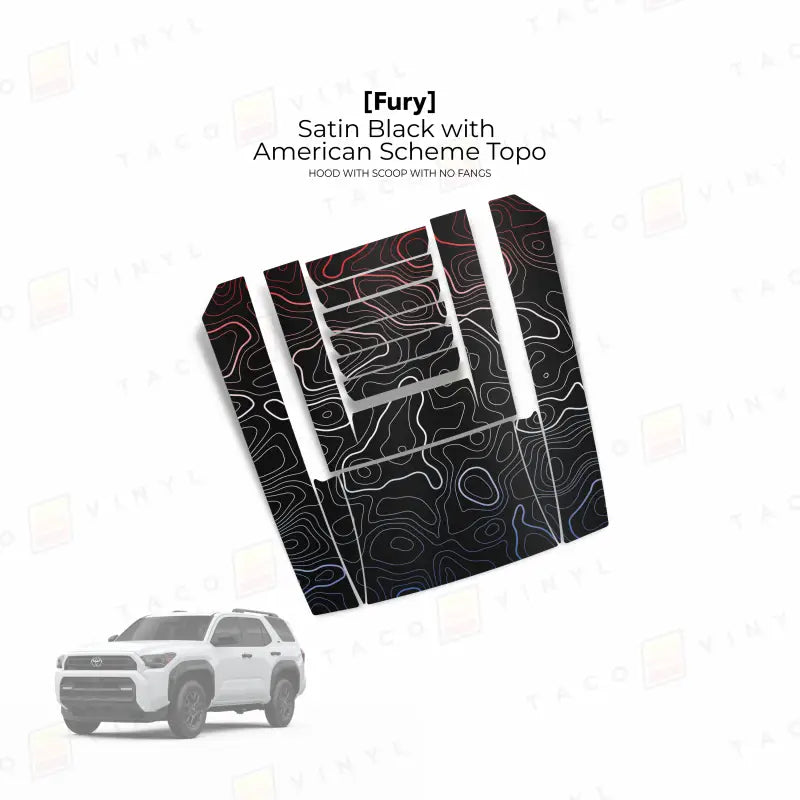2025+  Fury Hood Scoop Stamp (W/ No Fangs) For 4Runner