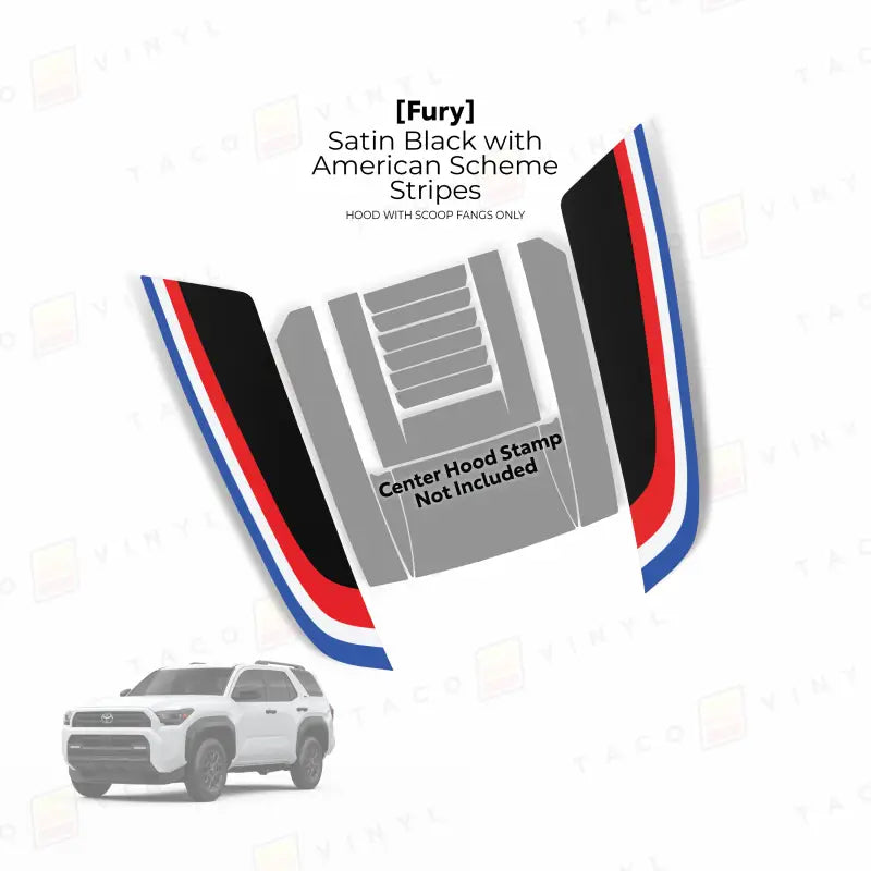 2025+  Fury Hood Stamp (Fangs Only) For 4Runner