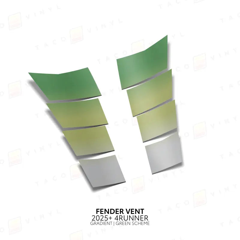 2025+  Gradient Fender Vents For 4Runner