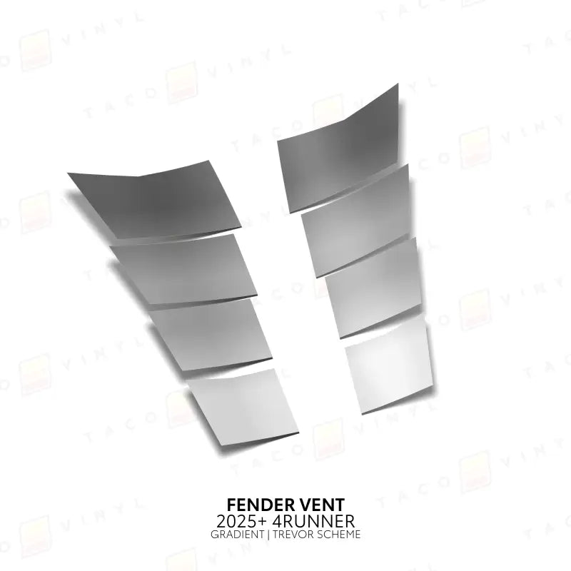 2025+  Gradient Fender Vents For 4Runner