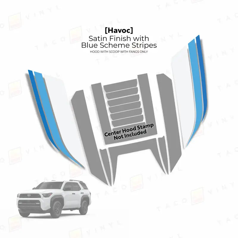 2025+  Havoc Hood Scoop Stamp (W/ Fangs only) For 4Runner