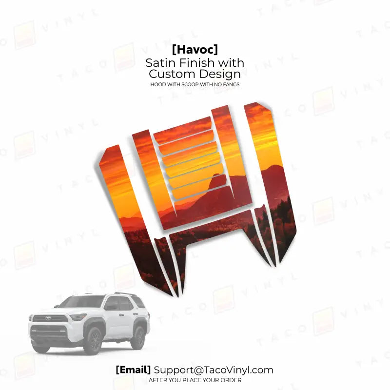 2025+  Havoc Hood Scoop Stamp (W/ No Fangs) For 4Runner
