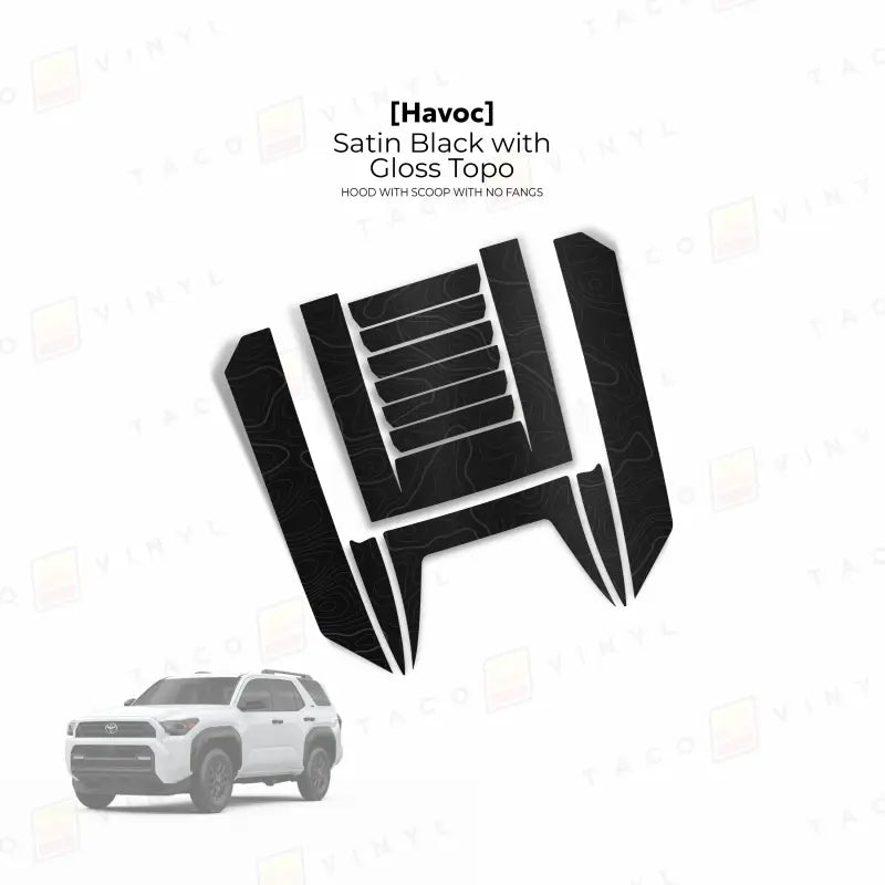 2025+  Havoc Hood Scoop Stamp (W/ No Fangs) For 4Runner