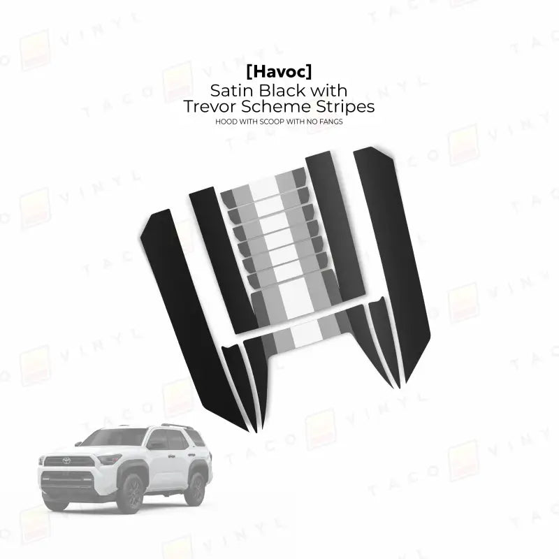 2025+  Havoc Hood Scoop Stamp (W/ No Fangs) For 4Runner
