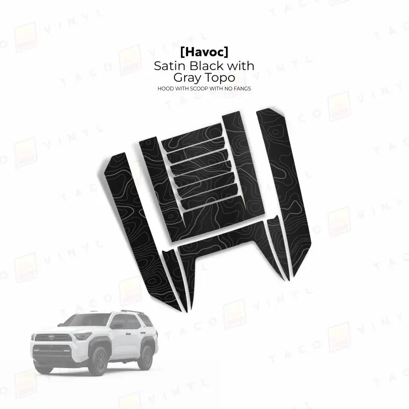 2025+  Havoc Hood Scoop Stamp (W/ No Fangs) For 4Runner