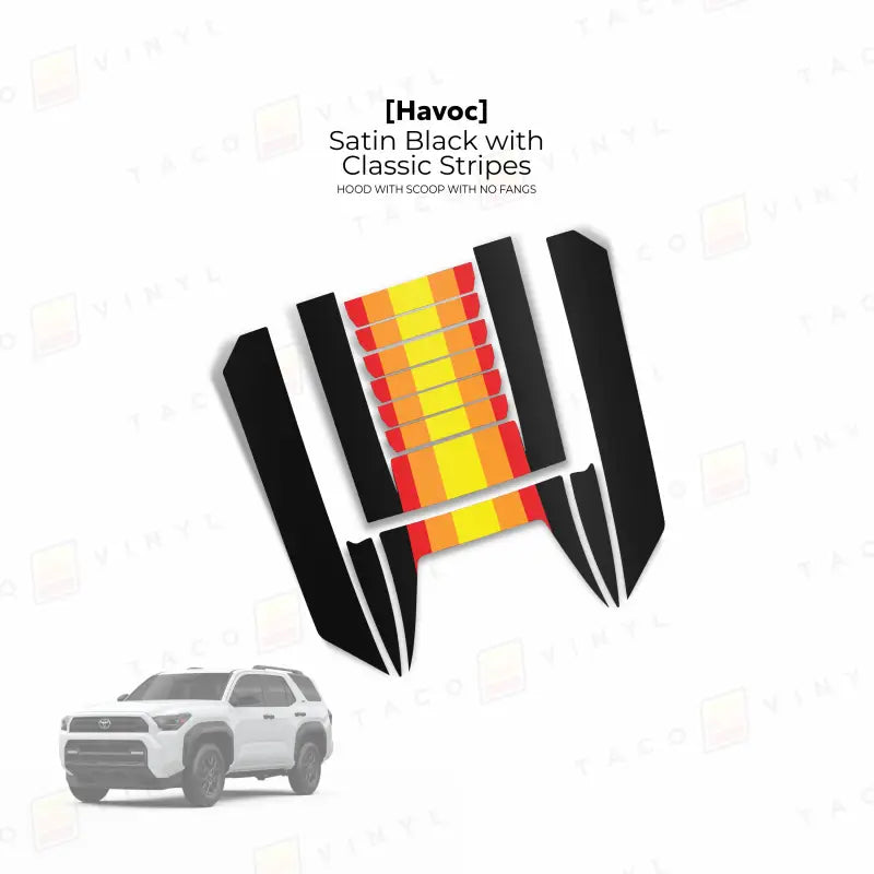 2025+  Havoc Hood Scoop Stamp (W/ No Fangs) For 4Runner