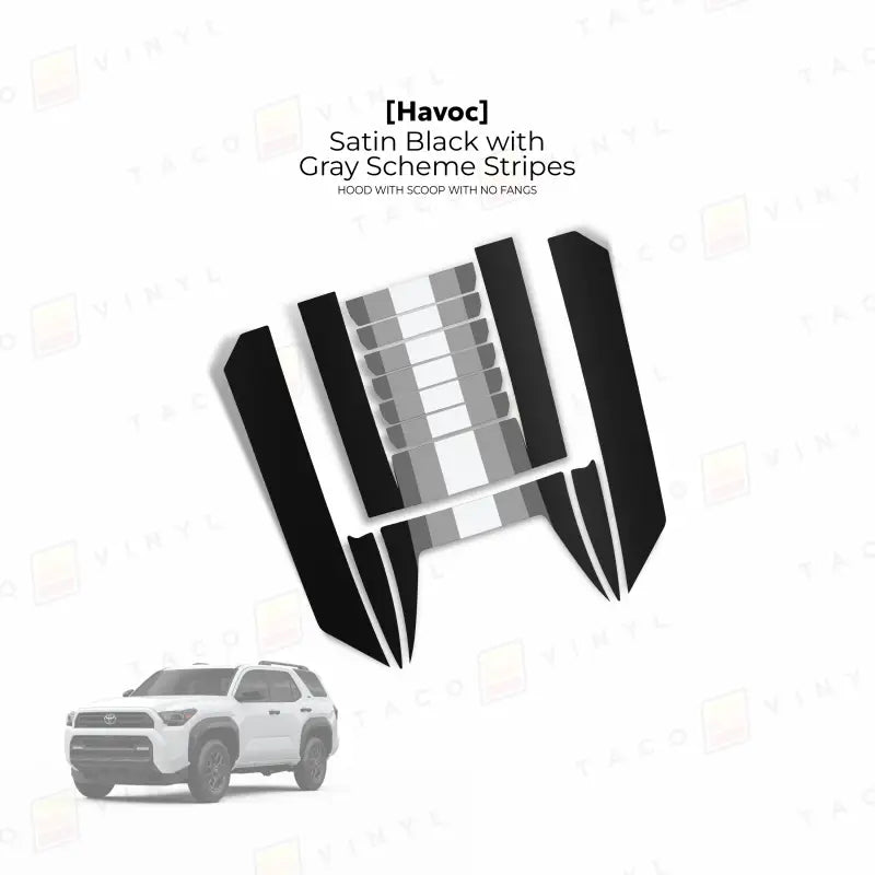 2025+  Havoc Hood Scoop Stamp (W/ No Fangs) For 4Runner