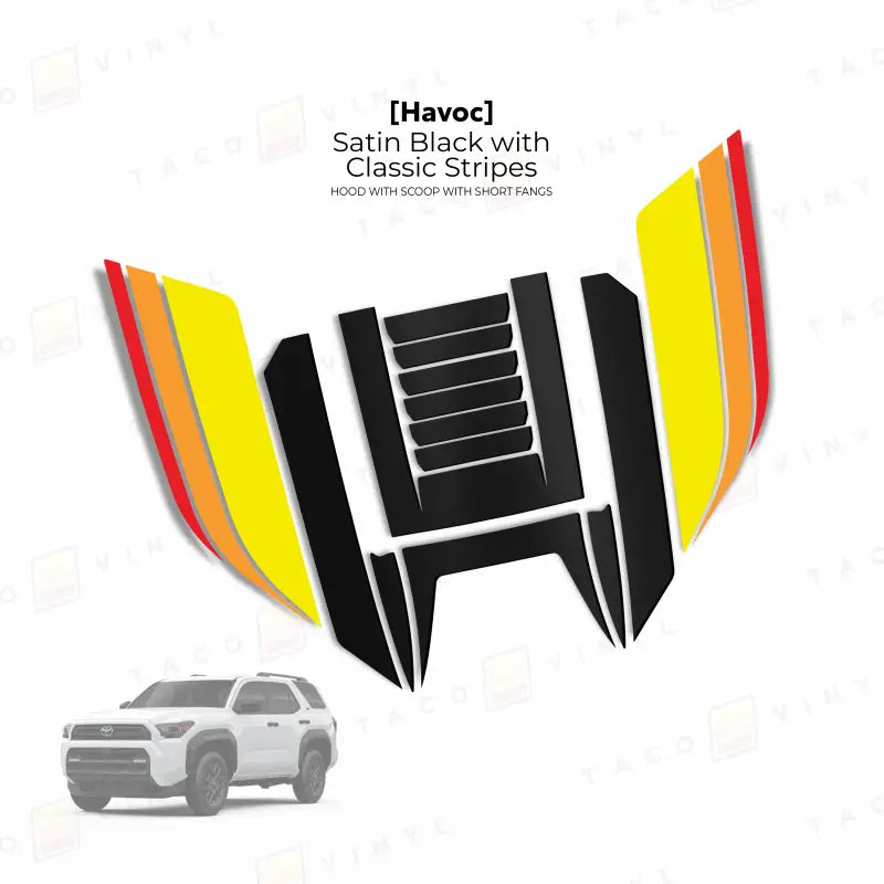 2025+  Havoc Hood Scoop Stamp (W/ Short Fangs) For 4Runner