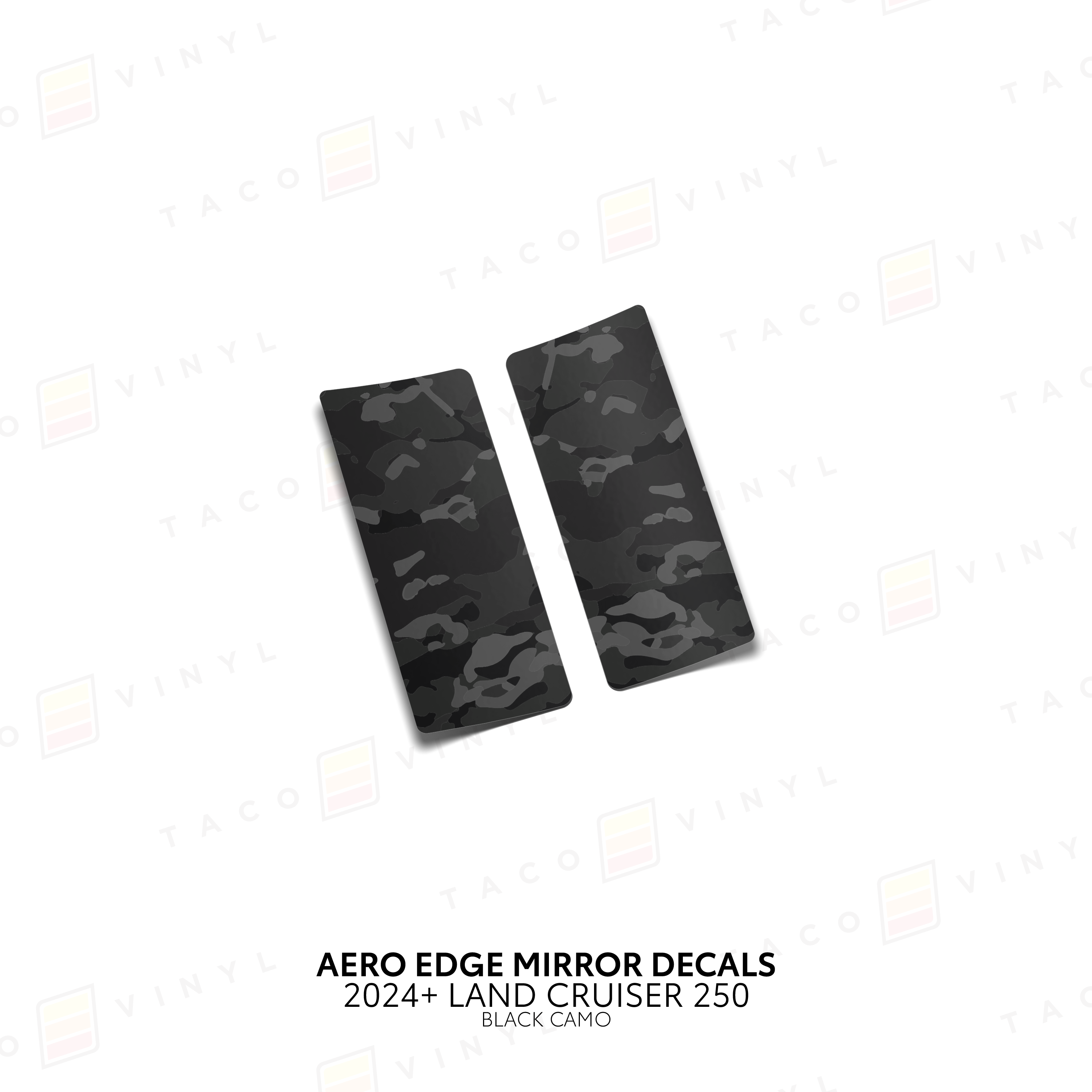 2024+  Aero Edge Mirror Decals For Land Cruiser 250