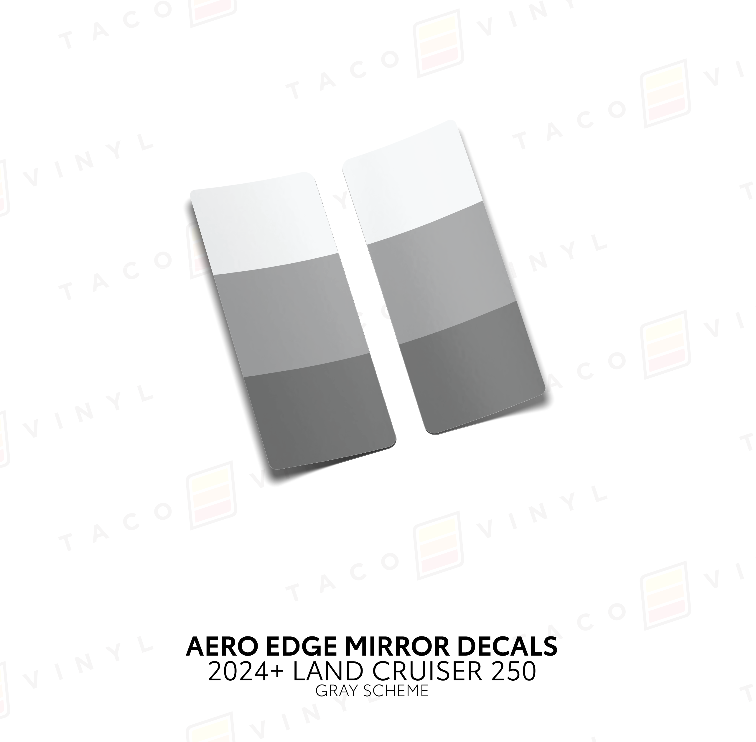 2024+  Aero Edge Mirror Decals For Land Cruiser 250