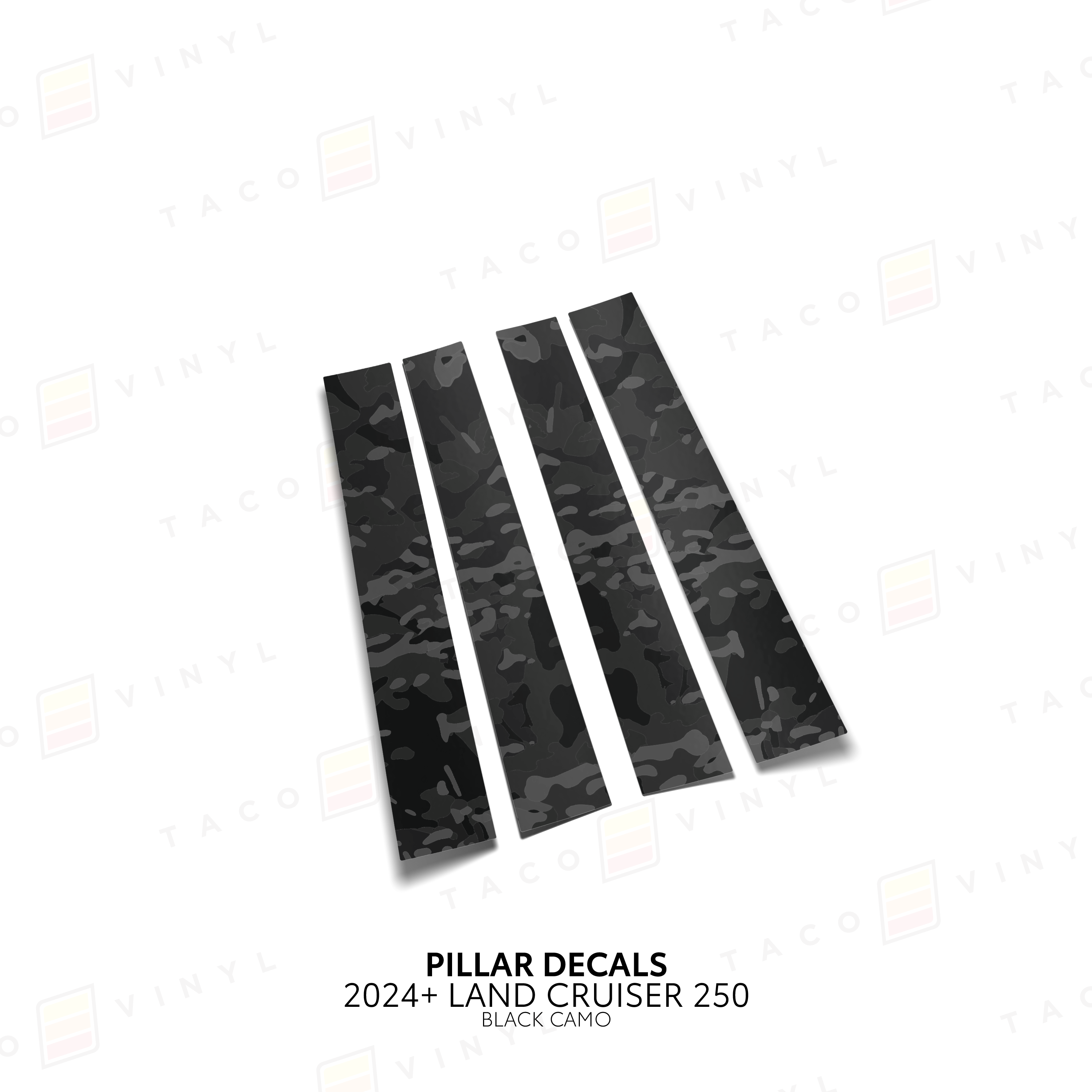2024+  Door Pillar Decals For Land Cruiser 250