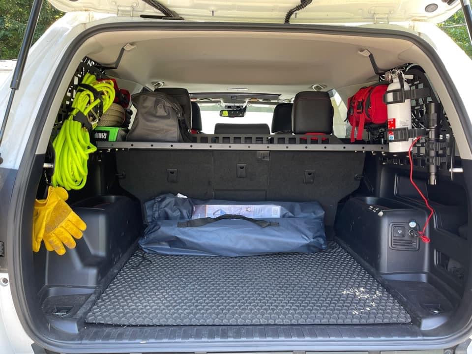 RADO MOLLE Cargo System | Molle Panels and Shelf For 4Runner 5G