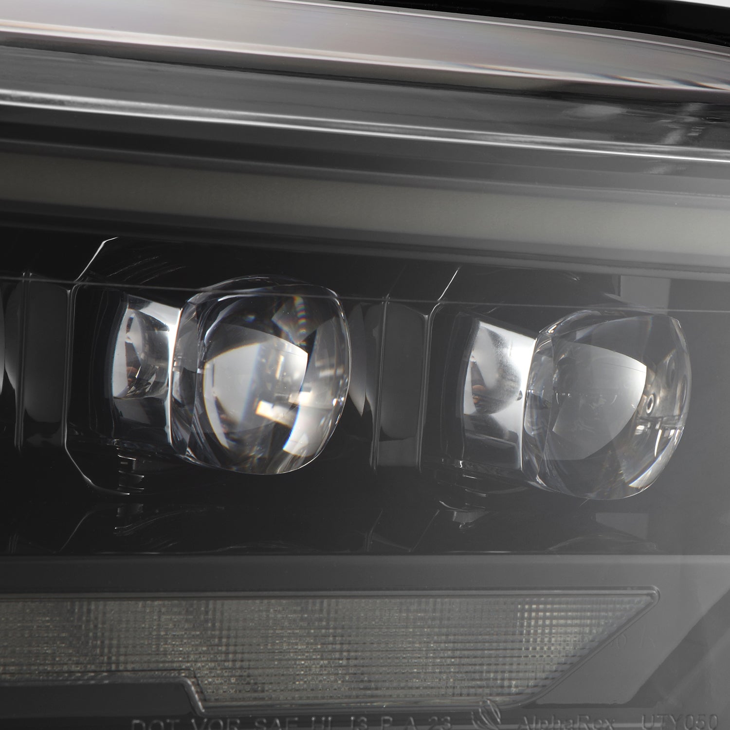 22-24 Toyota Tundra/Sequoia NOVA-Series LED Projector Headlights Alpha-Black