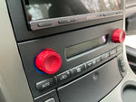 Climate Knobs (For C6 Corvette) - RED