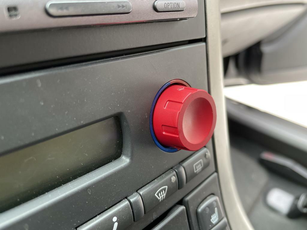 Climate Knobs (For C6 Corvette) - RED