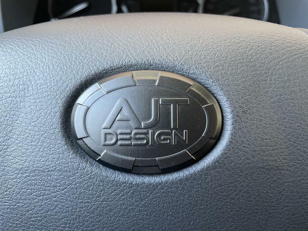 Steering Wheel Emblem Overlay (For Select Toyota Models) - WHITE - AJT DESIGN