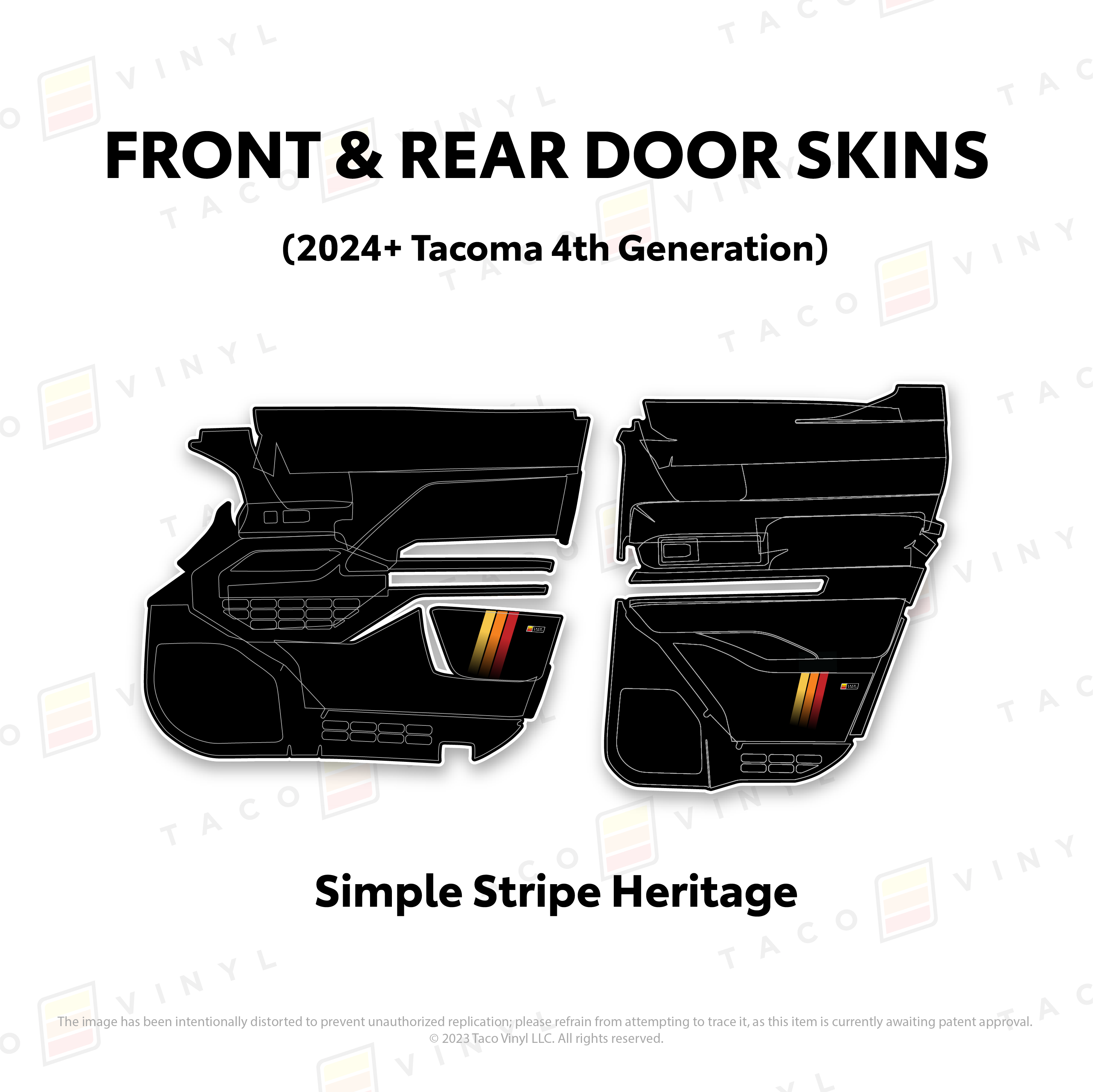 2024+  Door Skins For Tacoma
