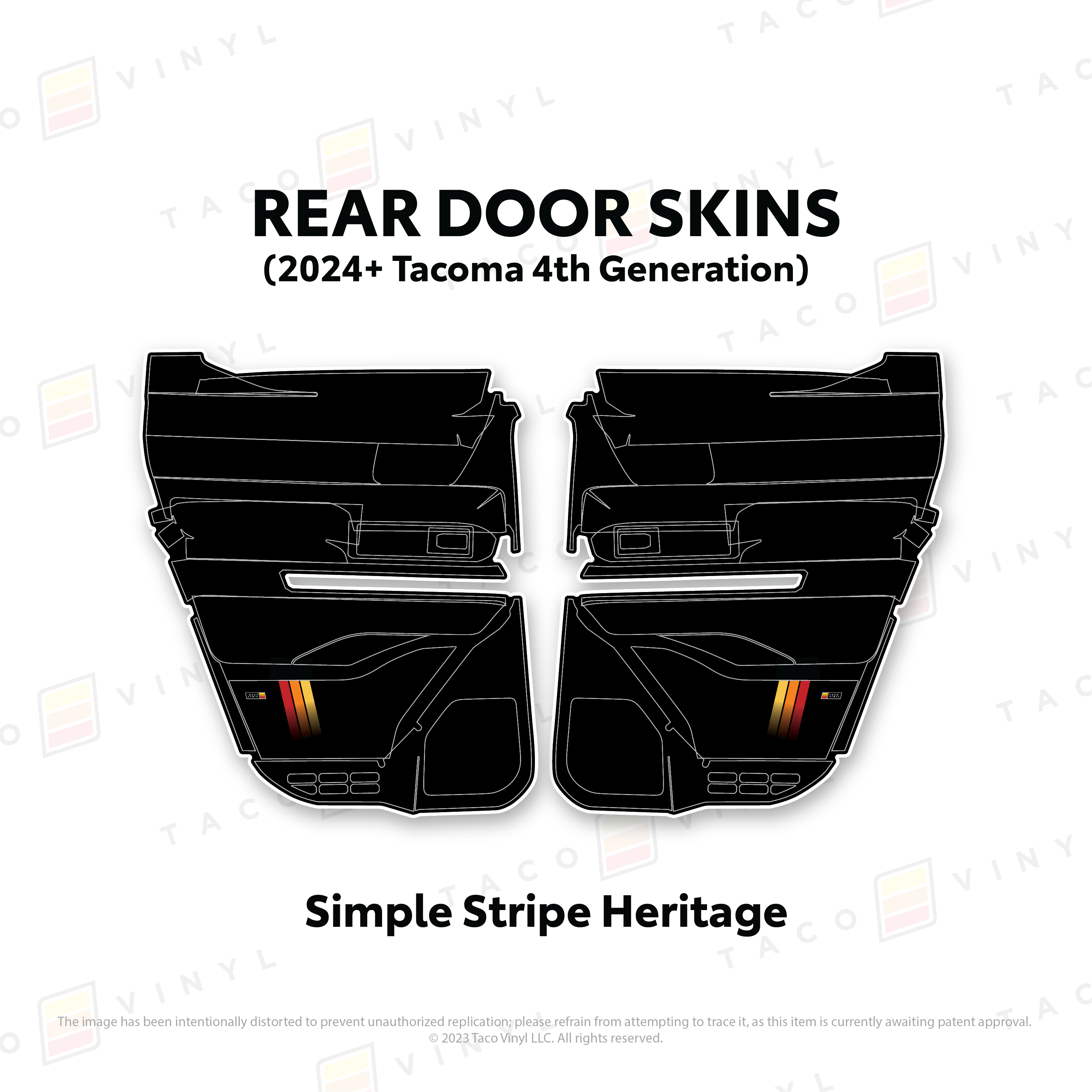 2024+  Door Skins For Tacoma