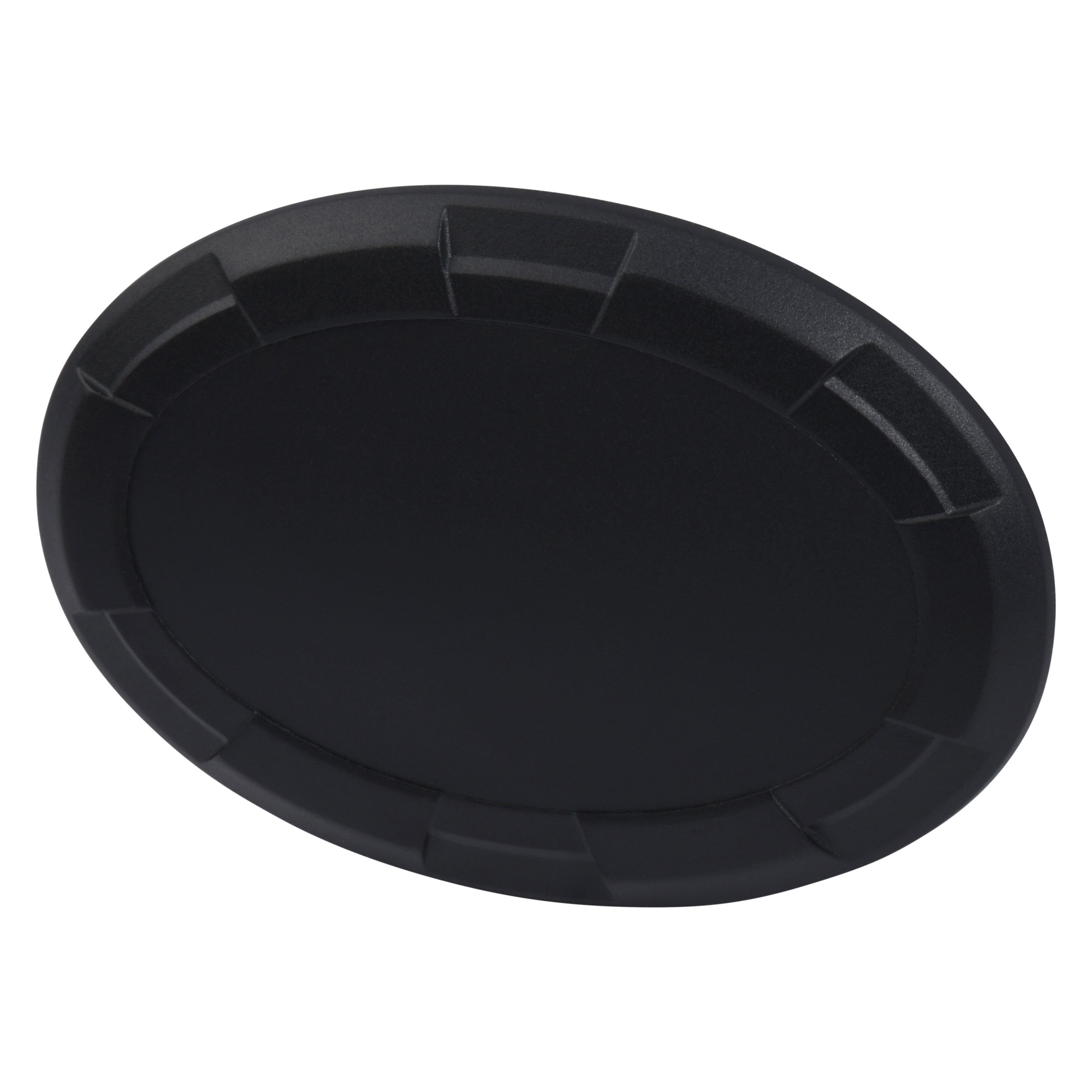 Steering Wheel Emblem Overlay (For Select Toyota Models) - BLACK - BLANK