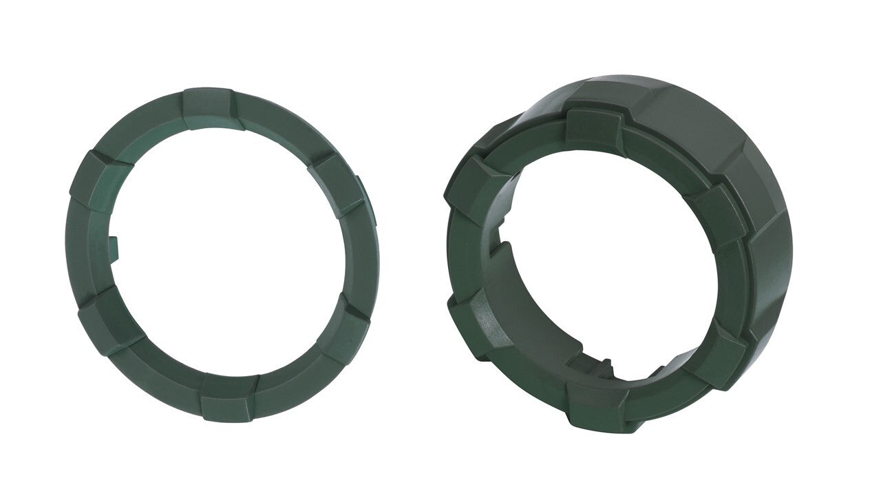 Start Button Ring + 4x4 Knob (For 2016-2023 Tacoma / 2020-2021 Tundra) - ARMY GREEN