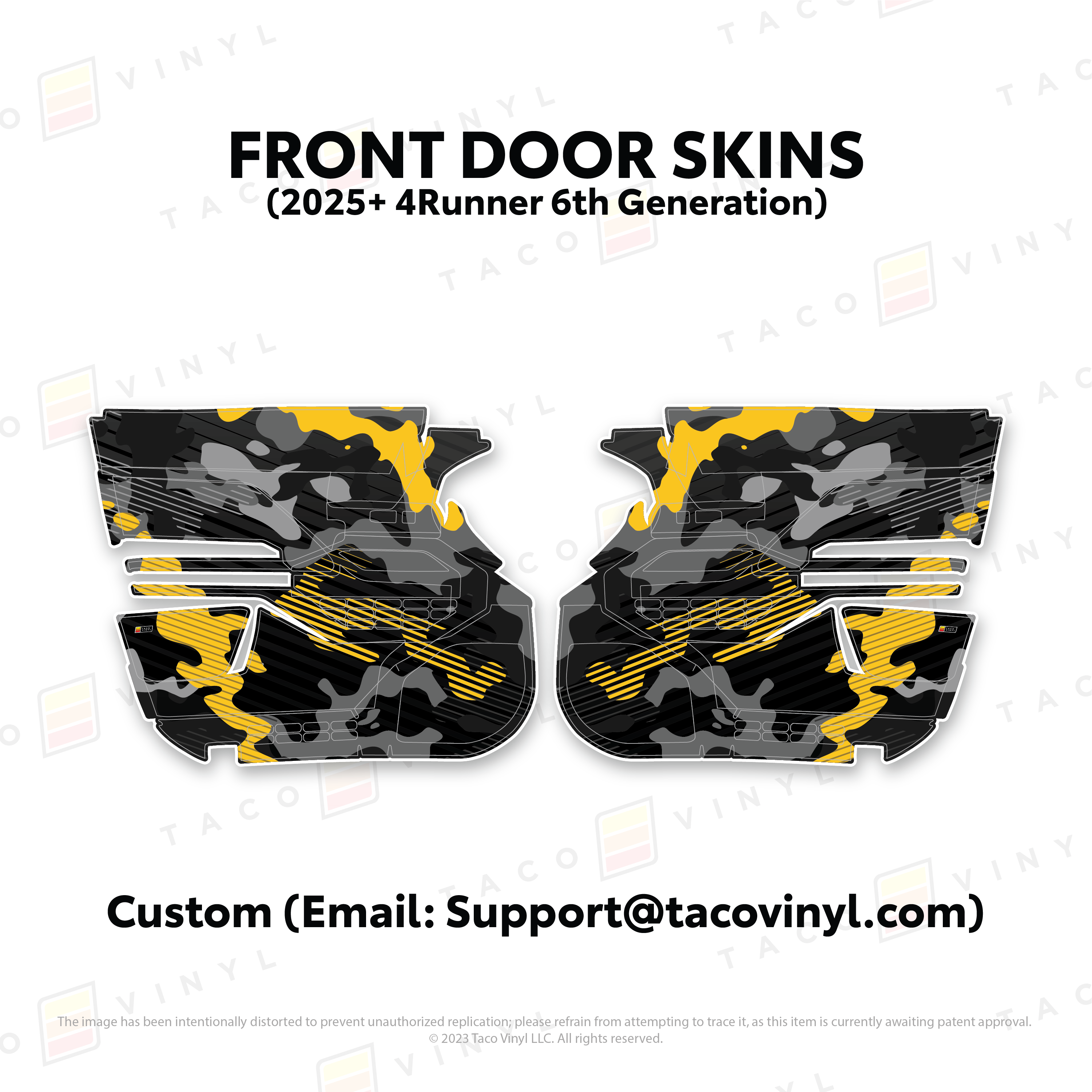 2025+  Door Skins For 4Runner